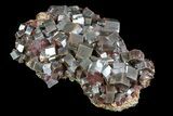 Large, Red Vanadinite Crystal Aggregation - Morocco #84337-1